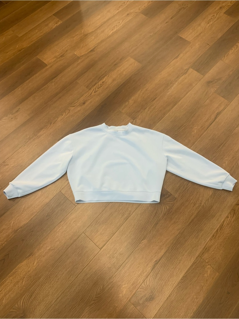 Relaxed Light Blue Crewneck Sweatshirt